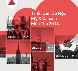 TRIỂN LÃM DU HỌC MỸ & CANADA TOÀN QUỐC MÙA THU 2018